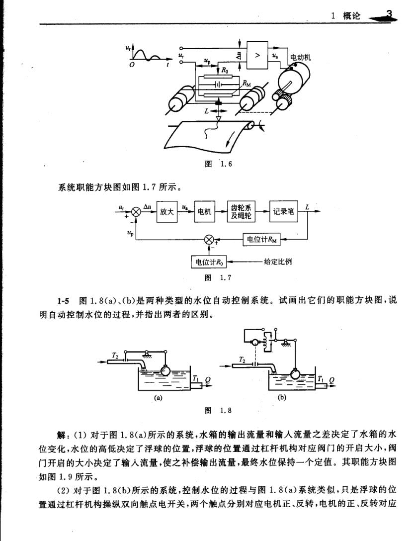 控制工程基础第三版