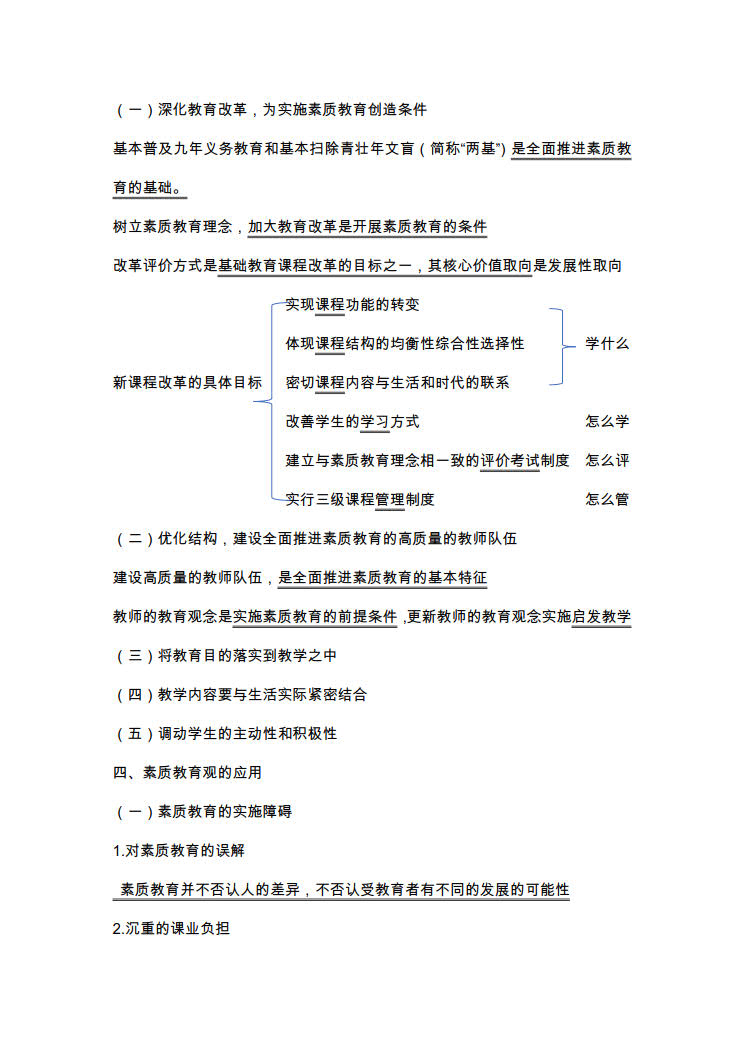 教师资格证 高中英语 学霸整理笔记