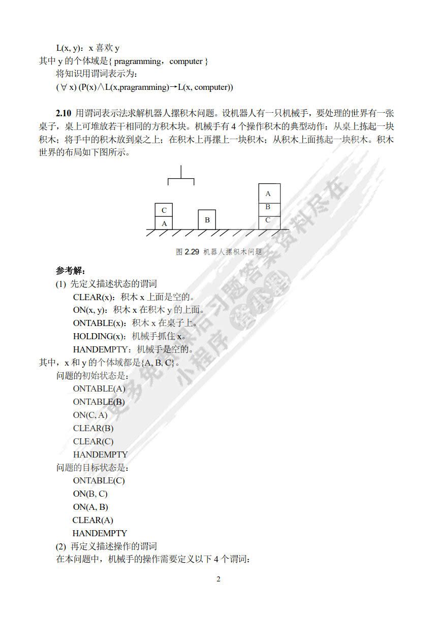 人工智能原理及其应用（第4版）