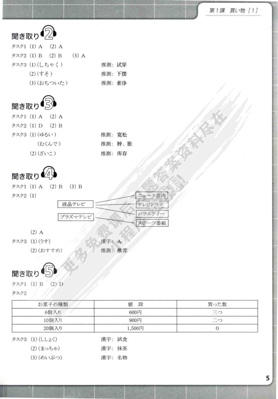 基础日语听力教程2