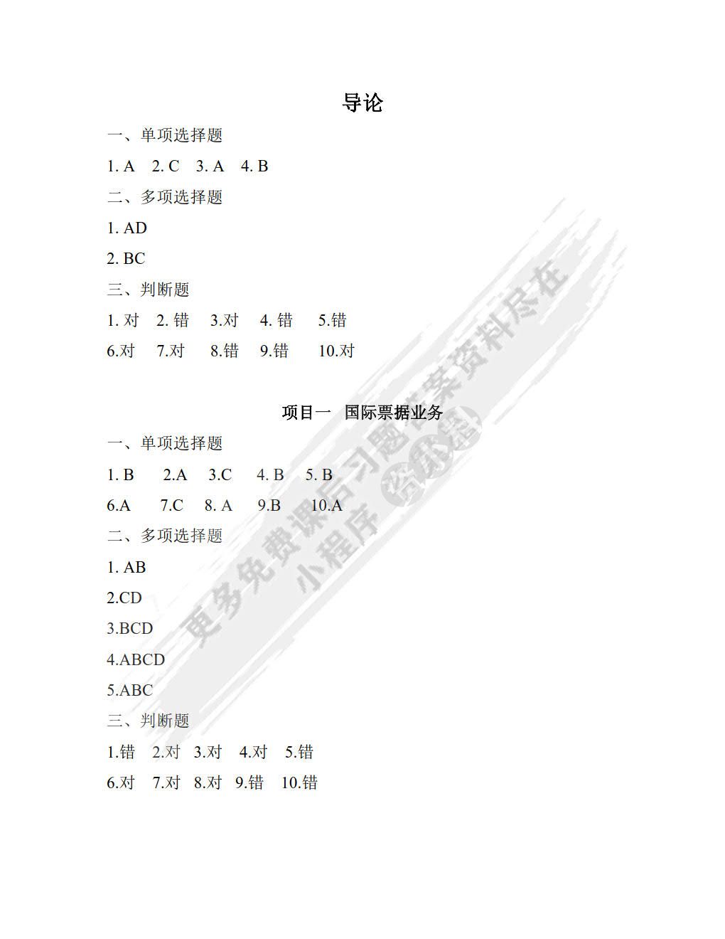 国际结算操作