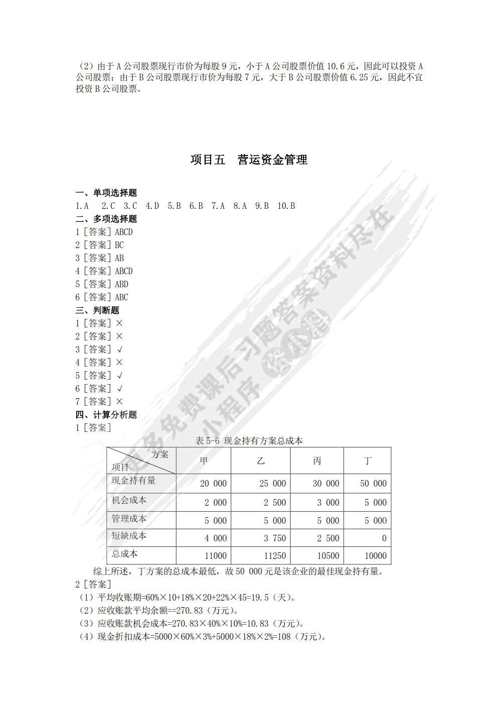 财务管理实务