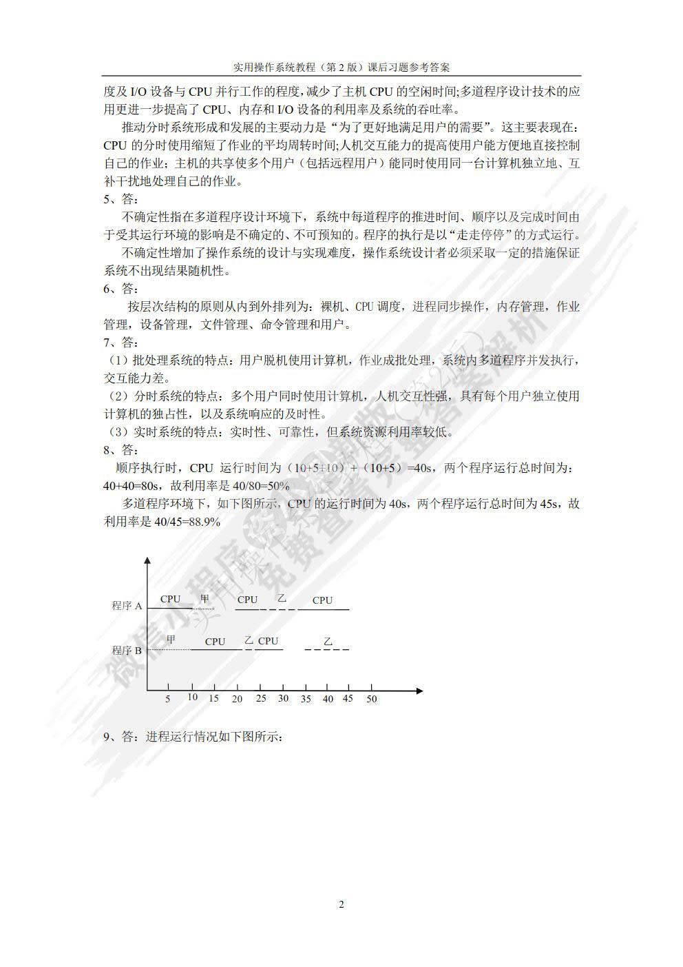 实用操作系统教程（第2版）