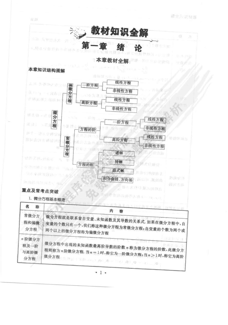 常微分方程（第四版）