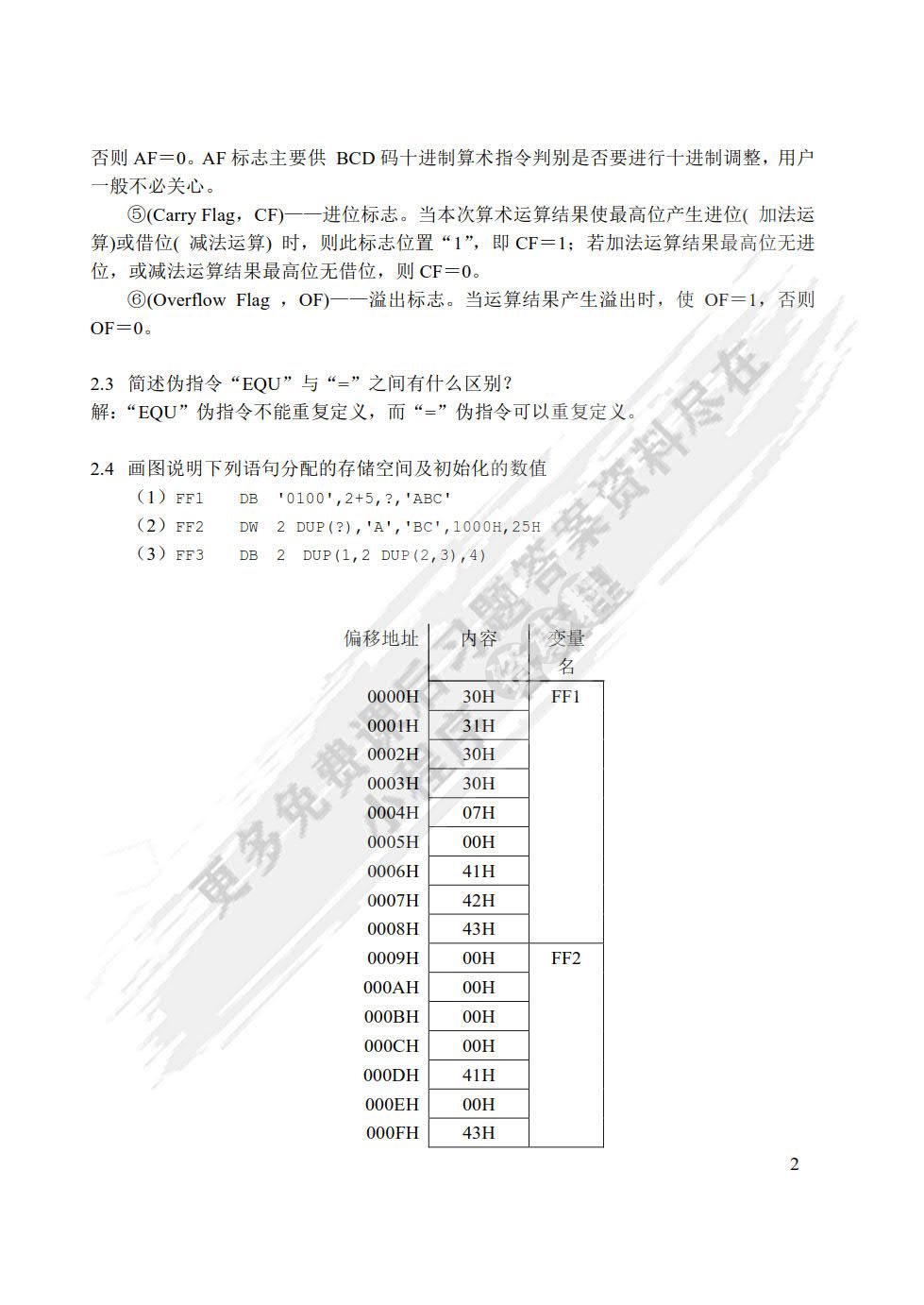 微机原理、汇编语言与接口技术