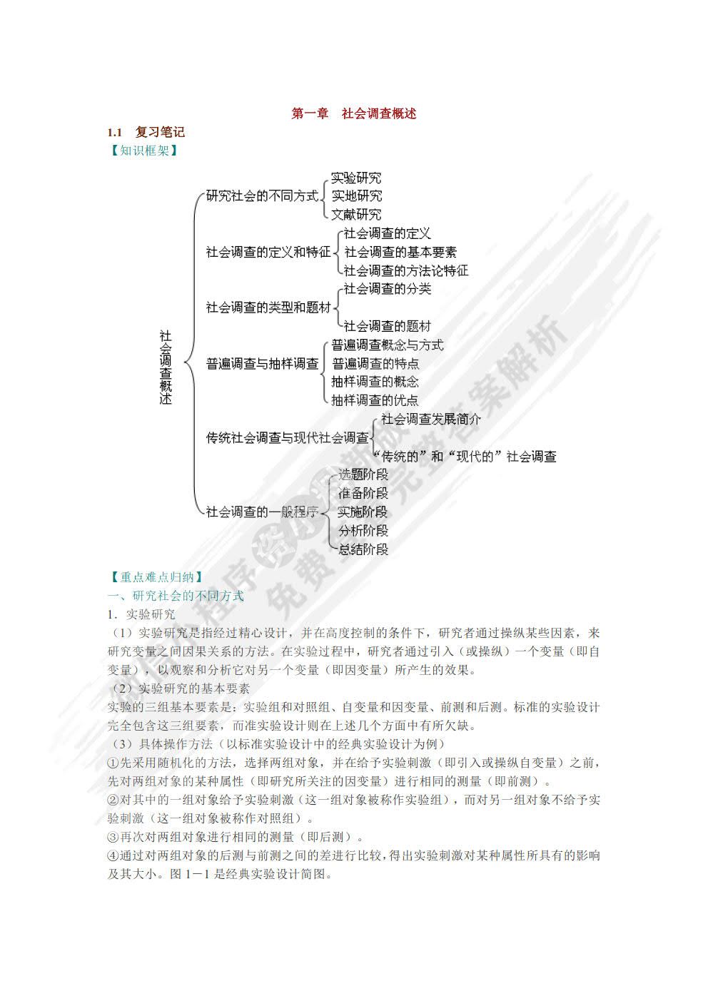 现代社会调查方法