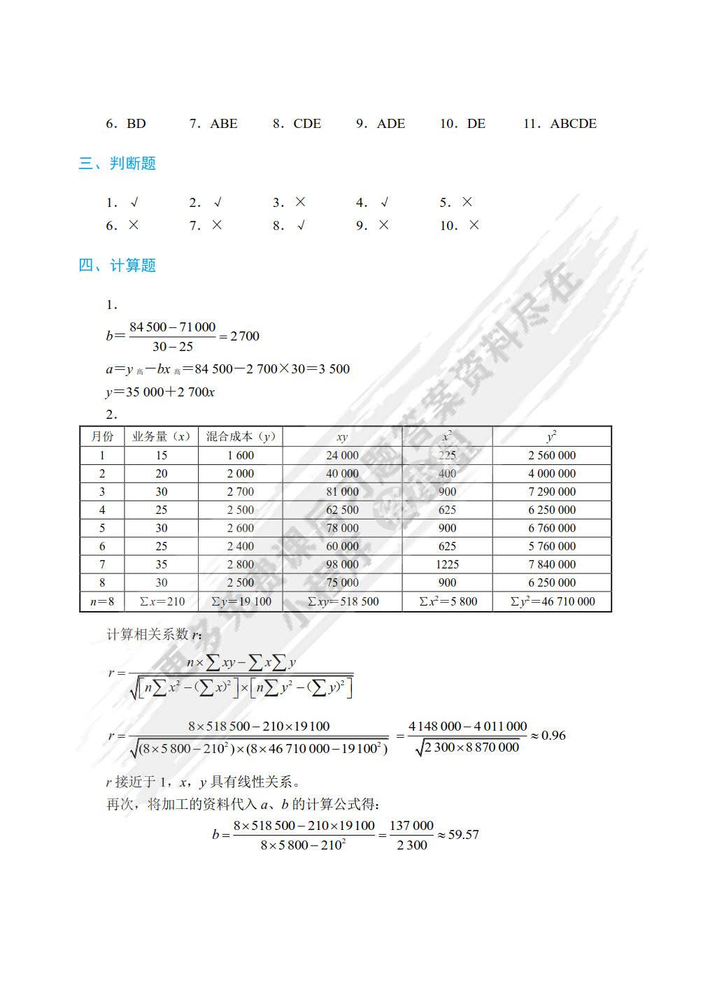 管理会计学项目化教程