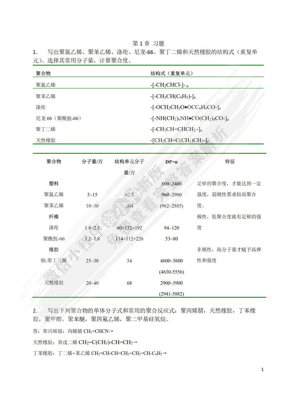 高分子化学