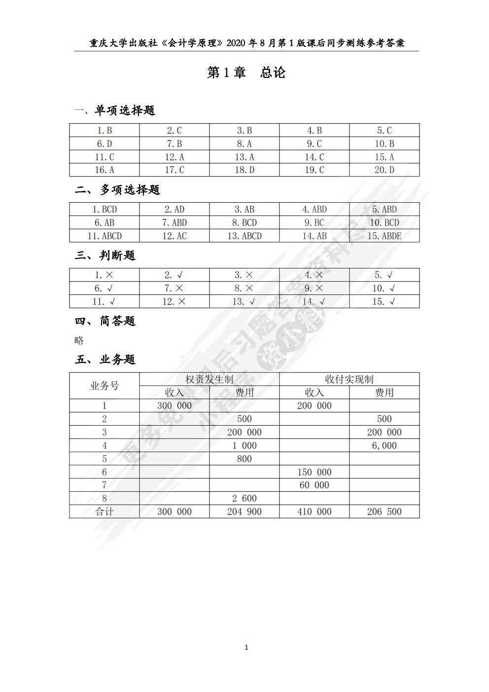 会计学原理