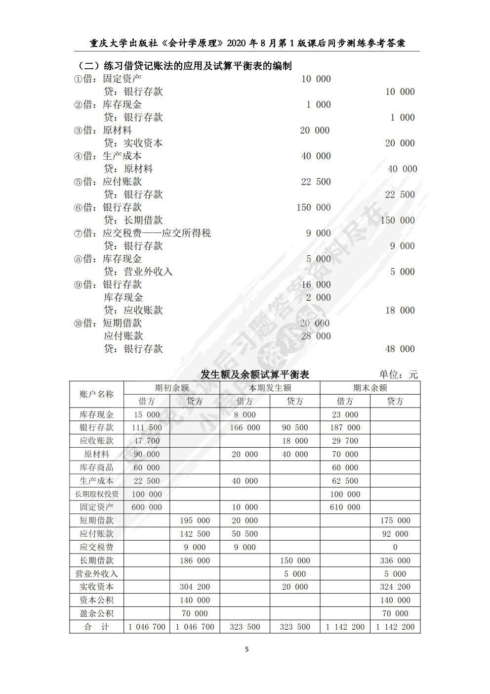 会计学原理