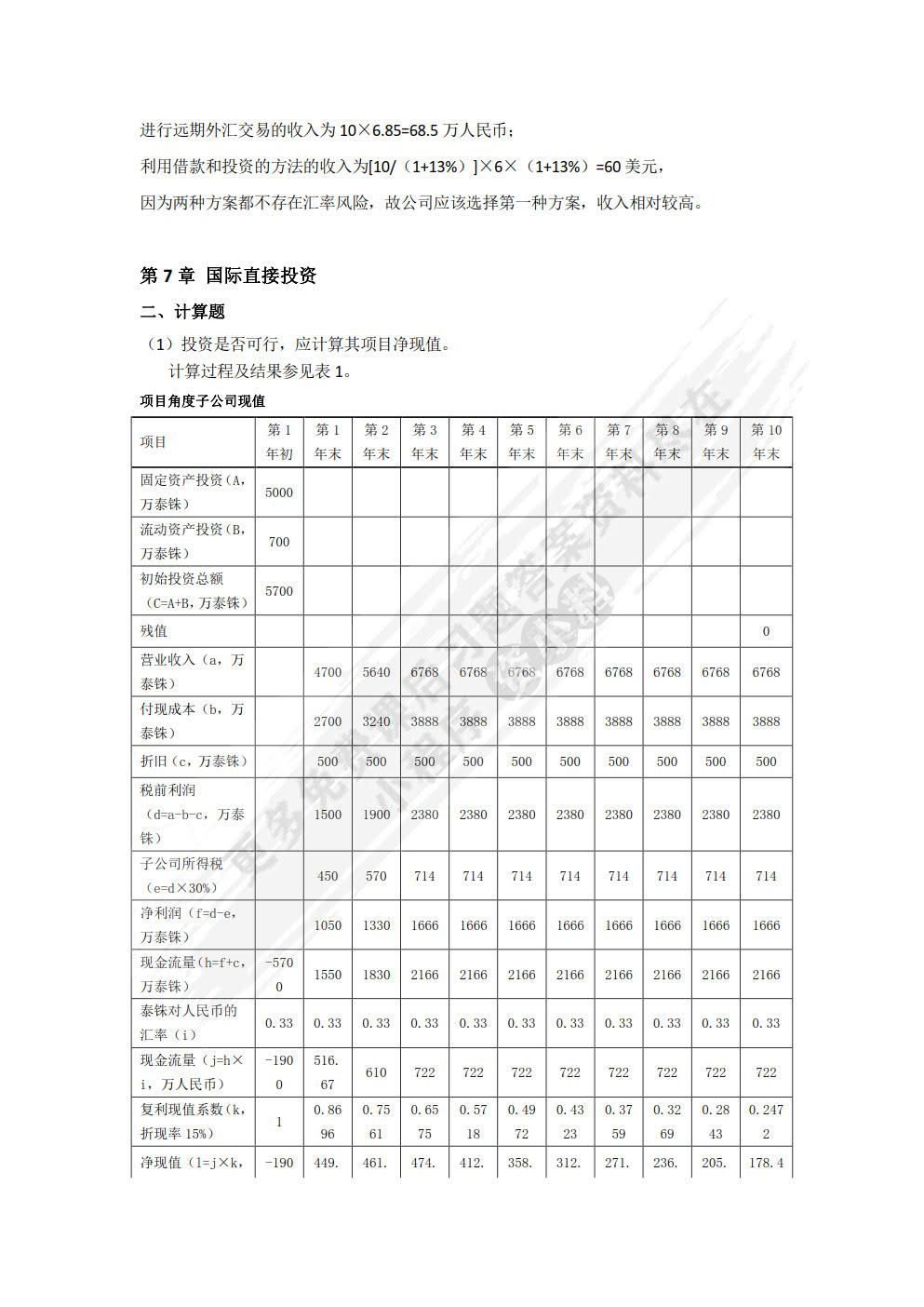 国际财务管理学（第6版·立体化数字教材版）