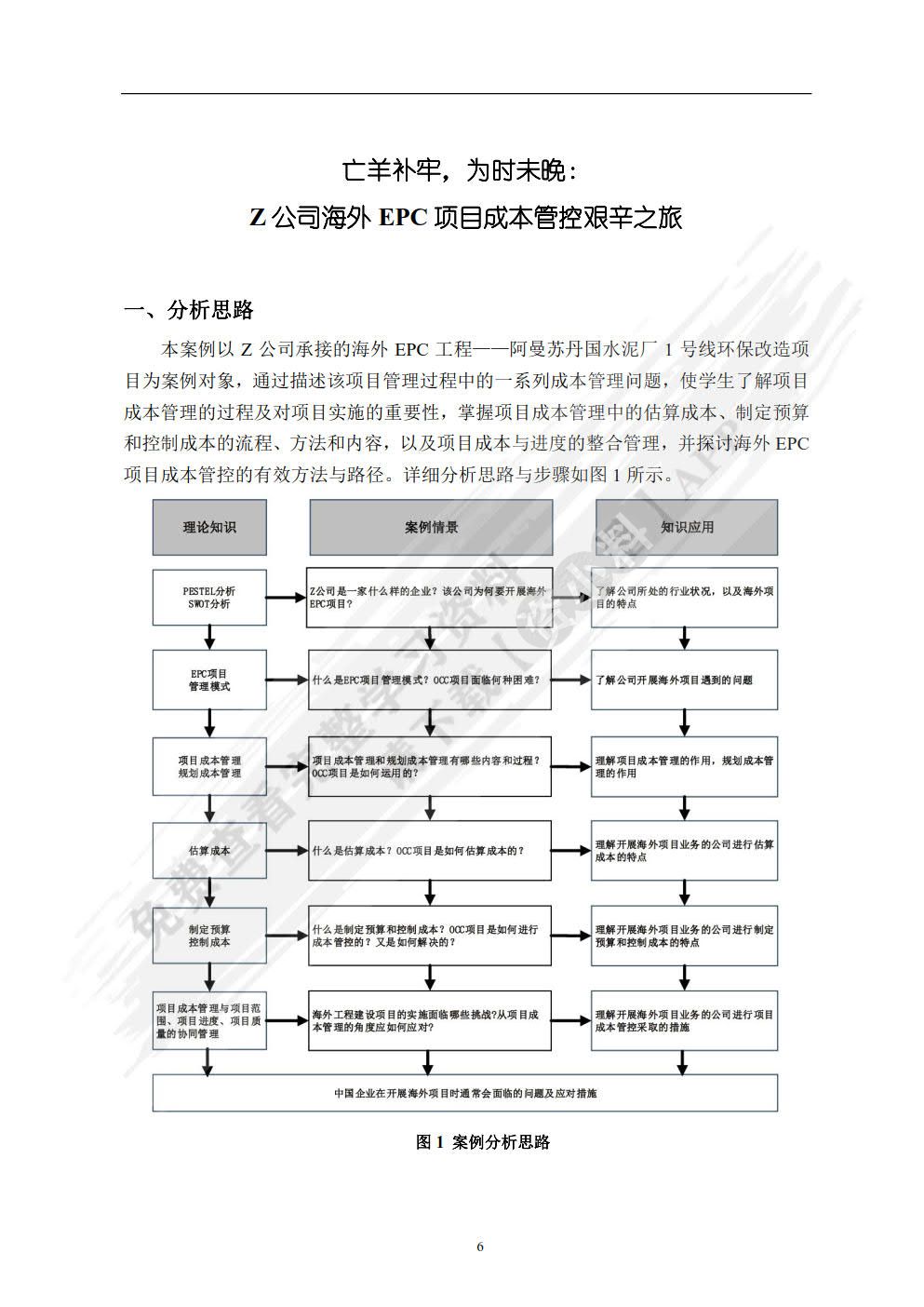 管理会计教学案例与分析