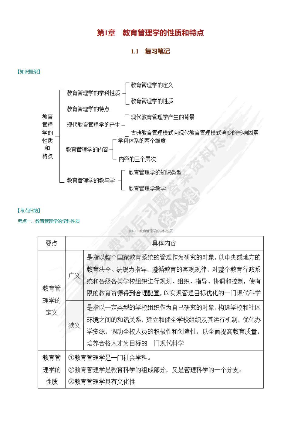 教育管理学 第四版 