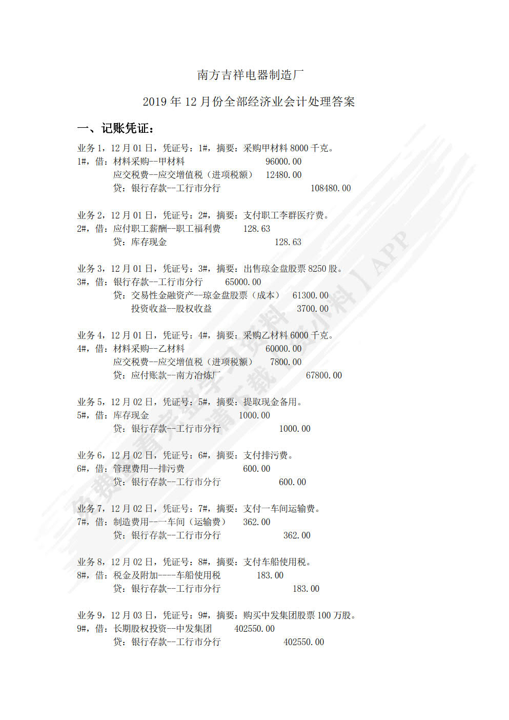 新编会计综合实训（第4版）
