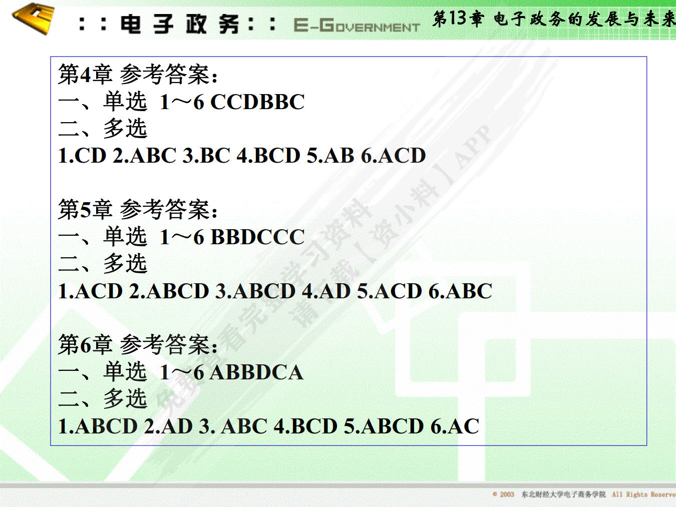 电子政务(第五版)