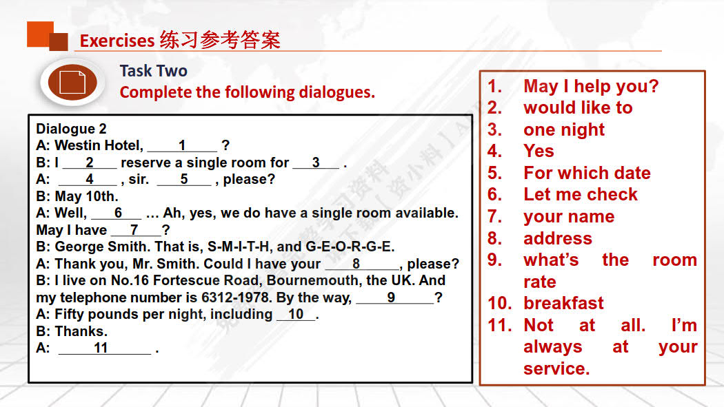 酒店英语会话（第五版）