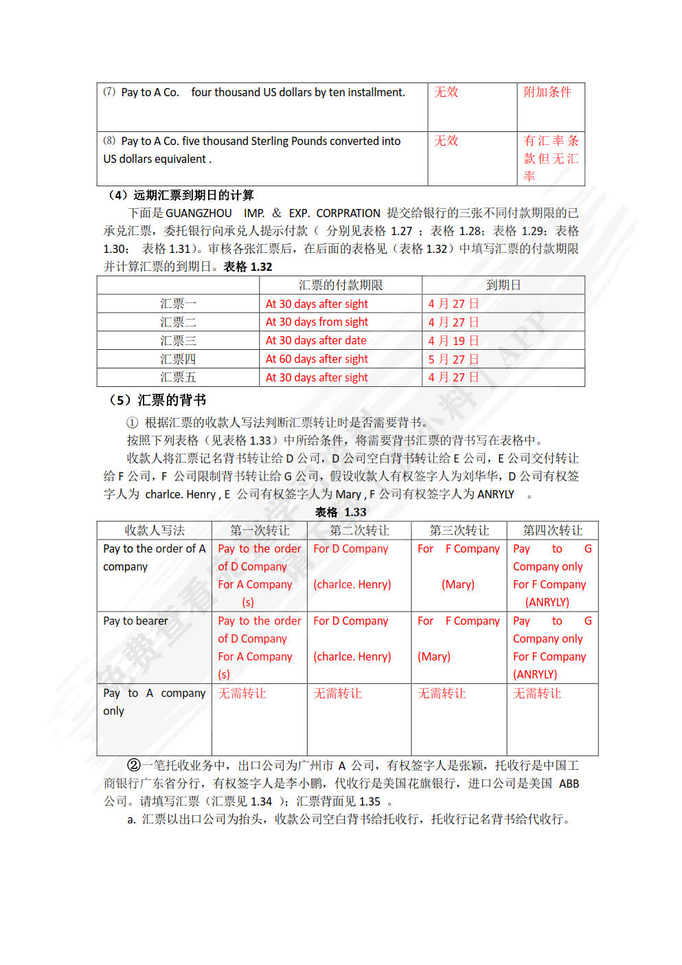 国际结算