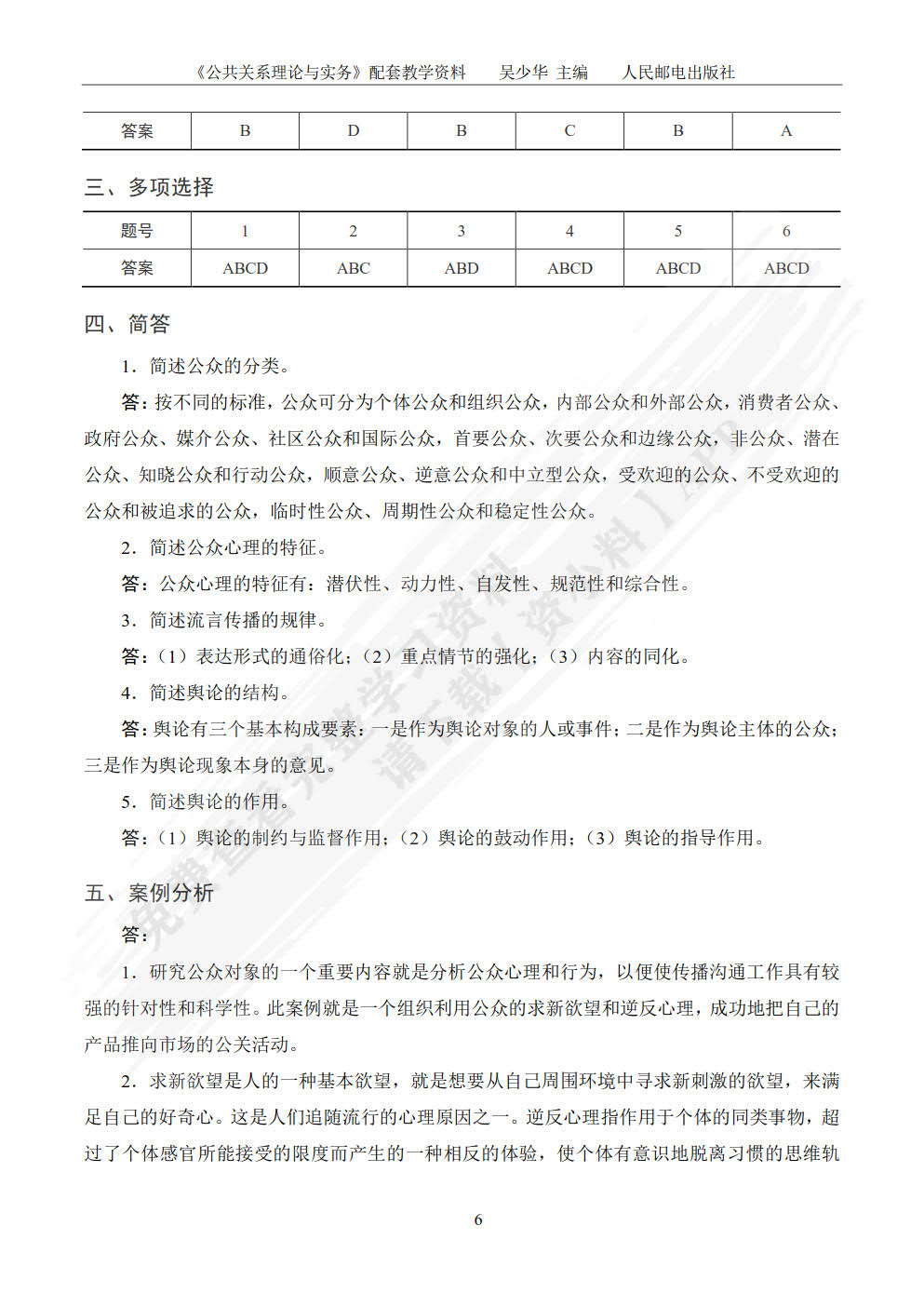 公共关系理论与实务（附微课 第3版）