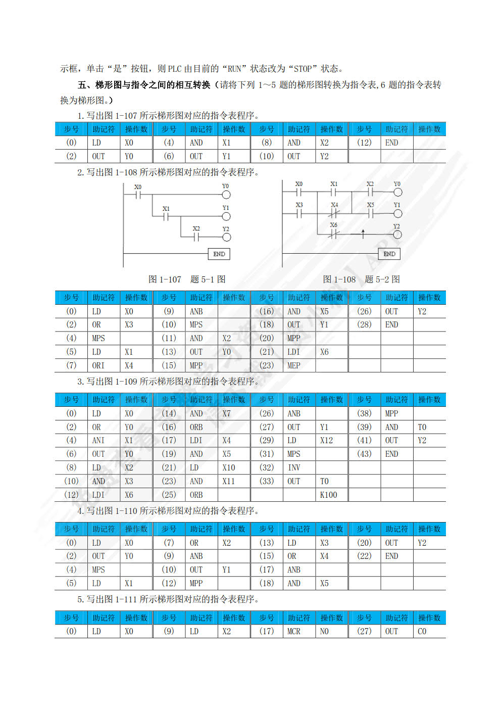 FX5U PLC应用技术项目教程