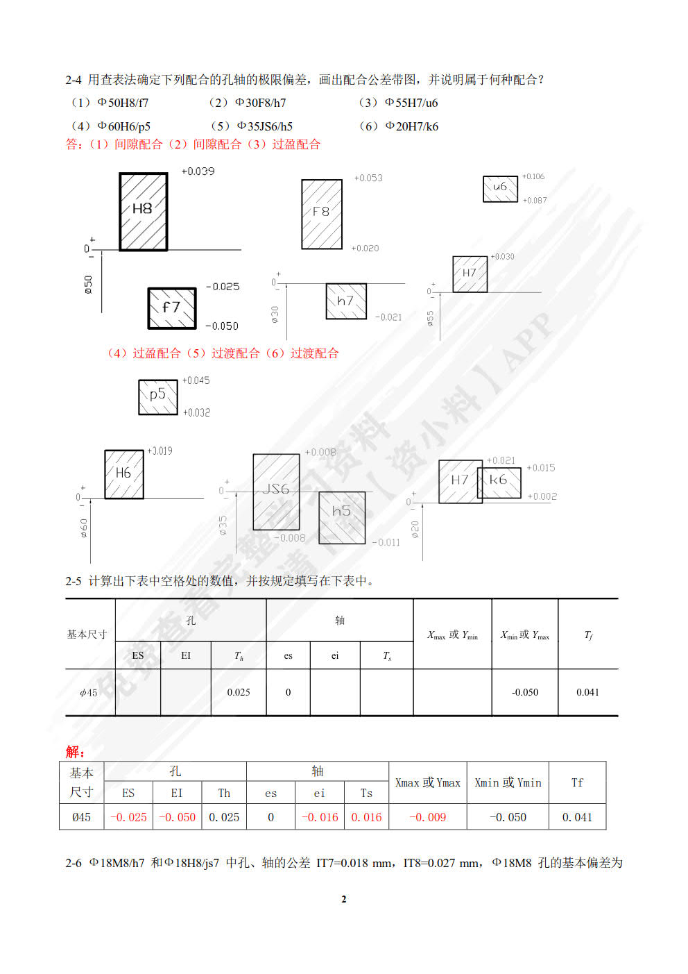 公差配合与技术测量（第2版）