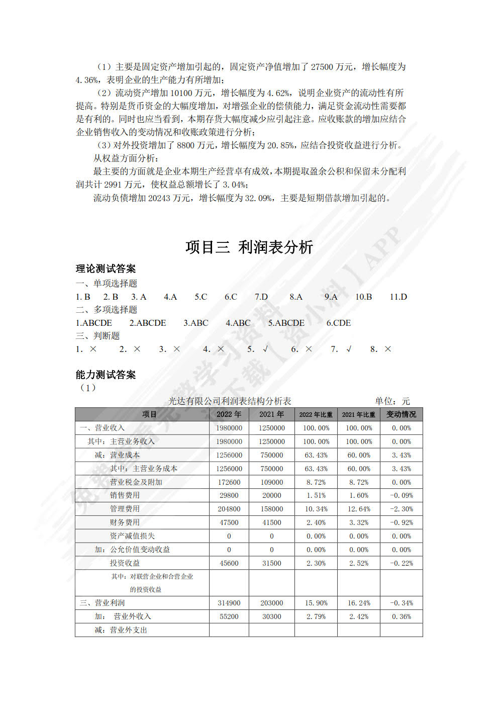 企业财务报表分析(第4版)