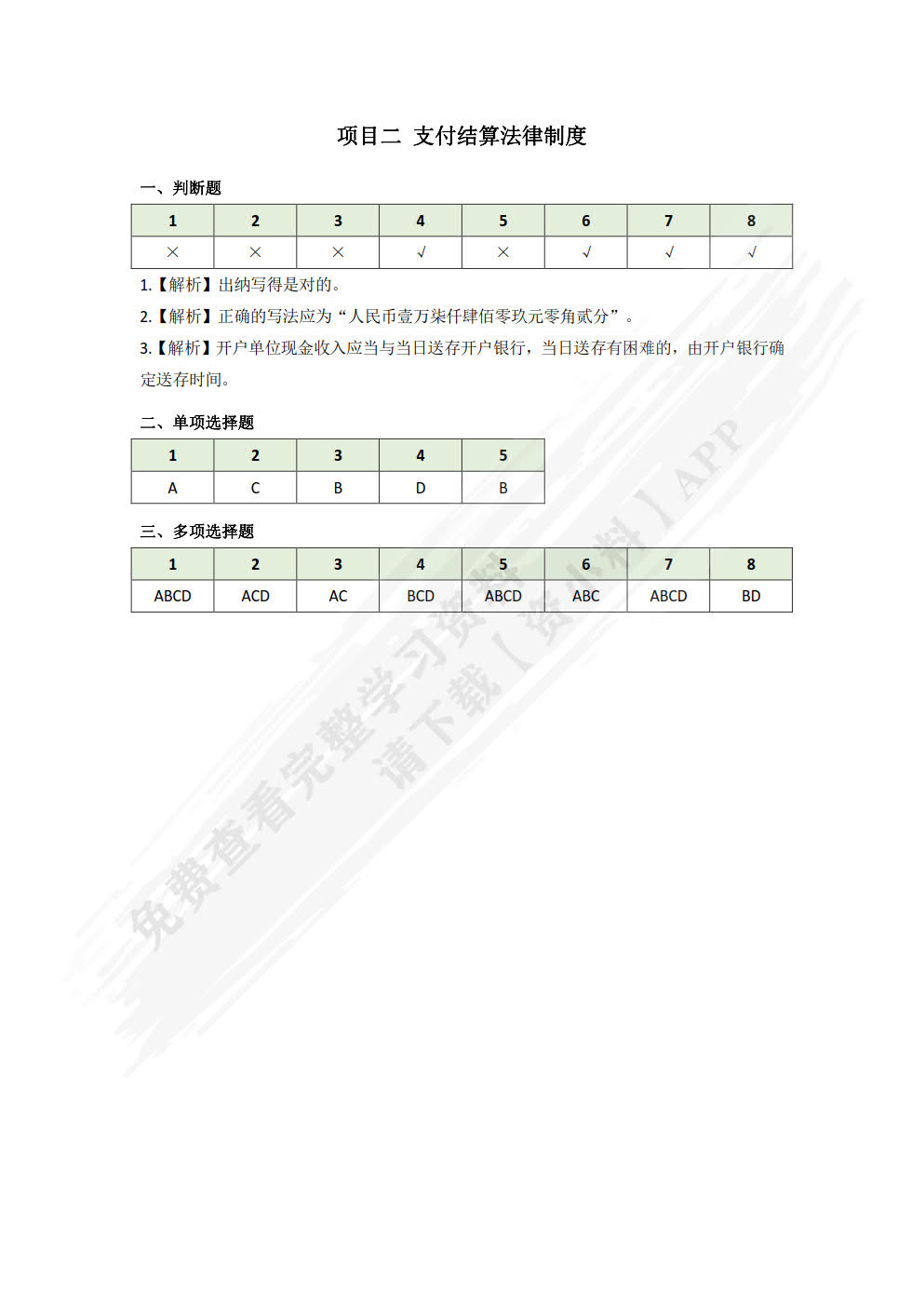 财经法规与会计职业道德