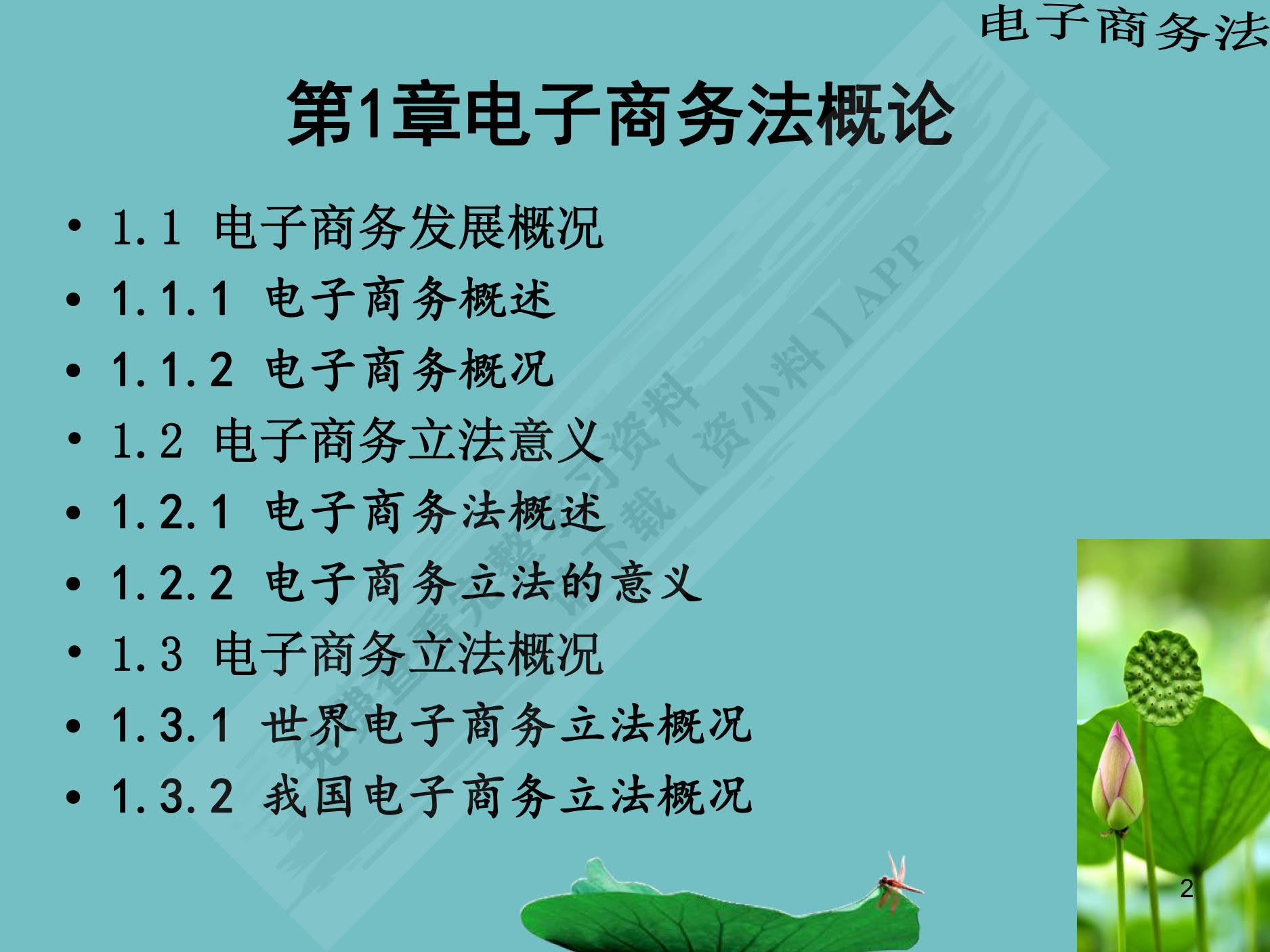 电子商务法：法律法规与案例分析（微课版 第2版）