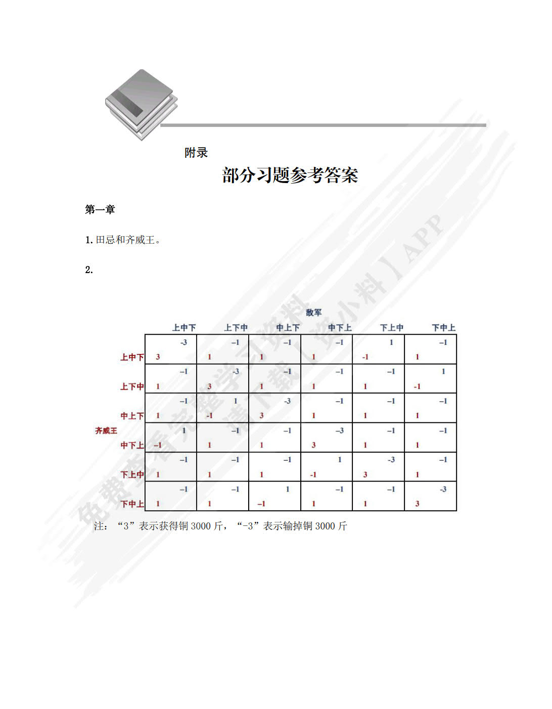 博弈论教程（第四版·数字教材版）