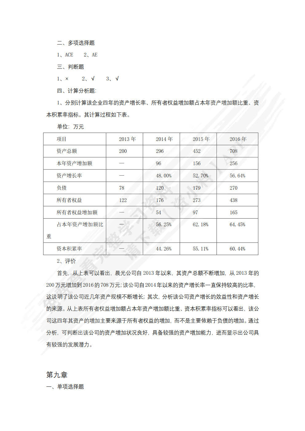 企业财务分析（第四版）
