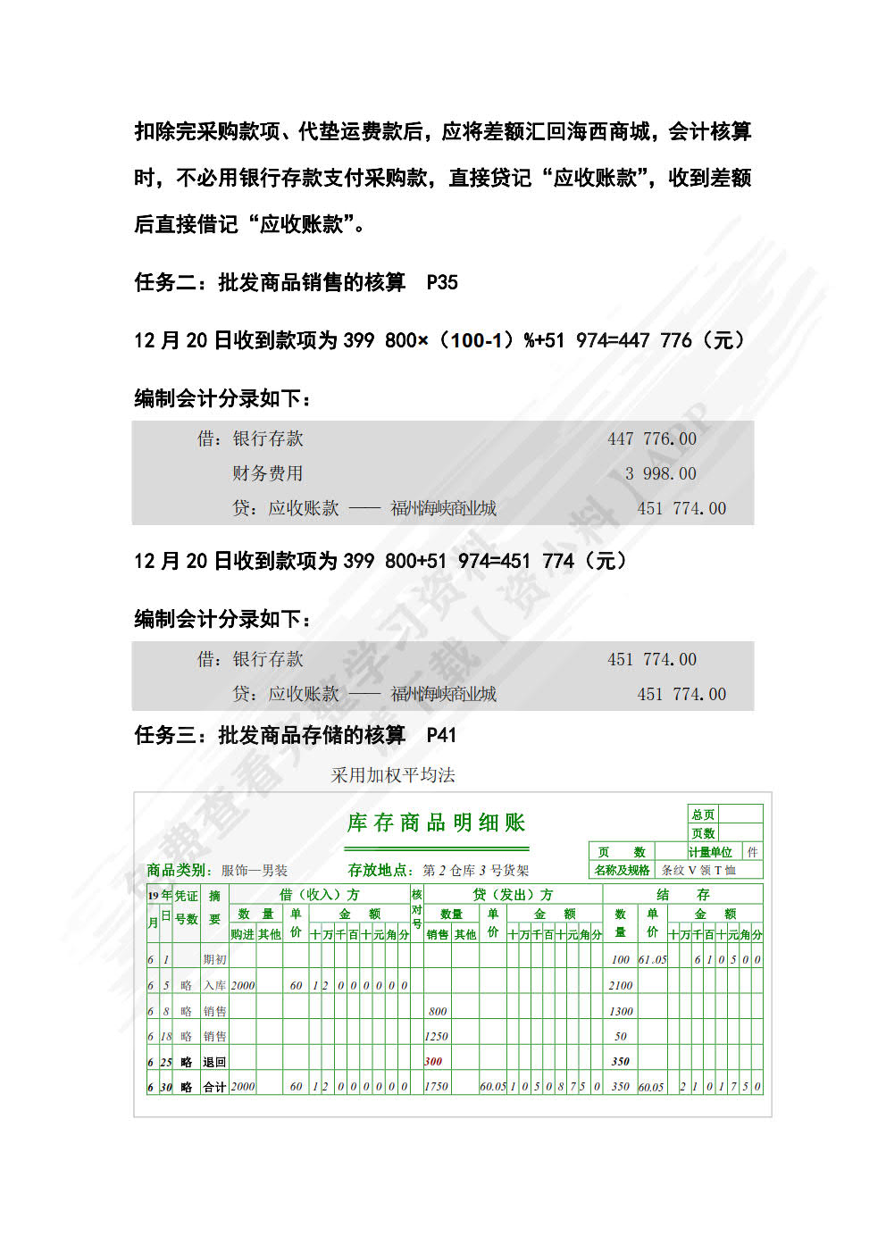 新编商品流通企业会计(第4版)