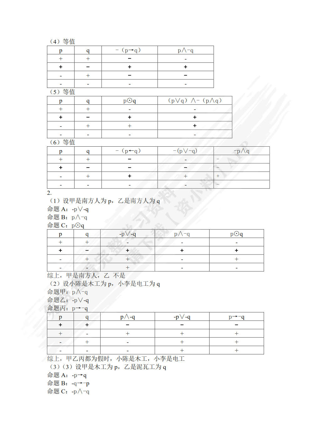 逻辑学教程（第二版）