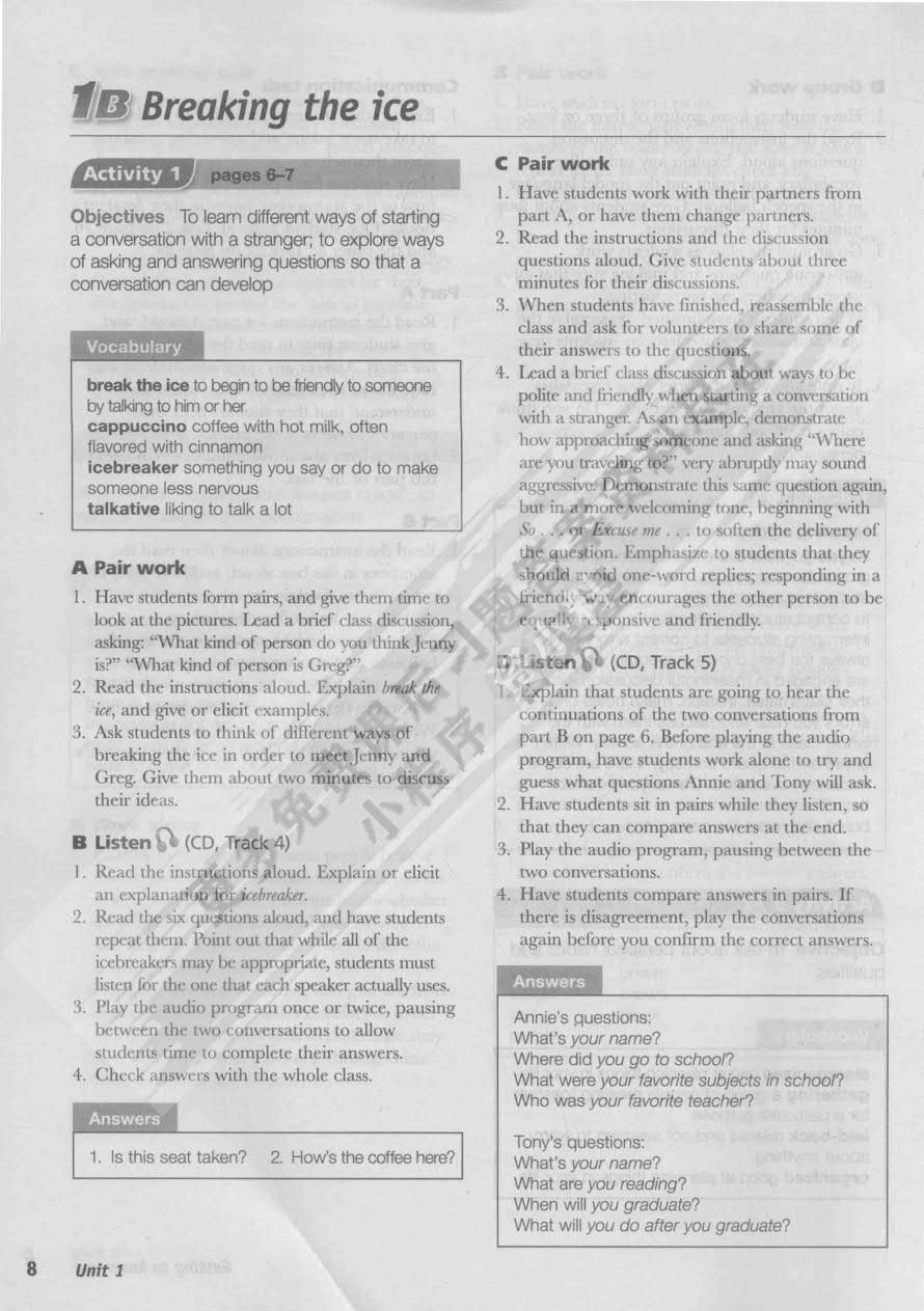 大学英语基础口语教程2第2版