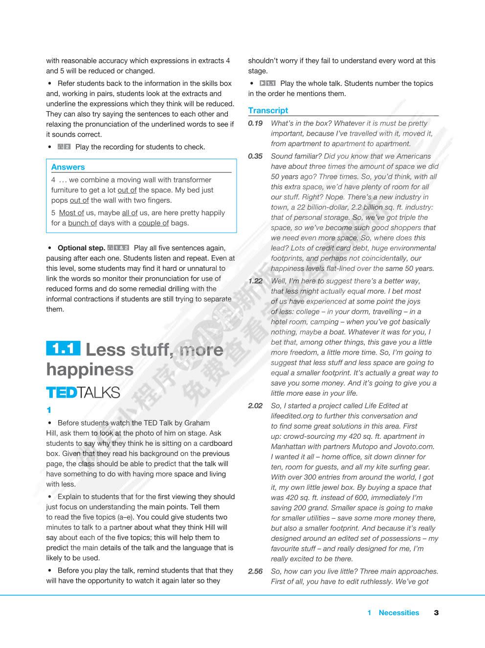 新大学英语 视听说教程 3