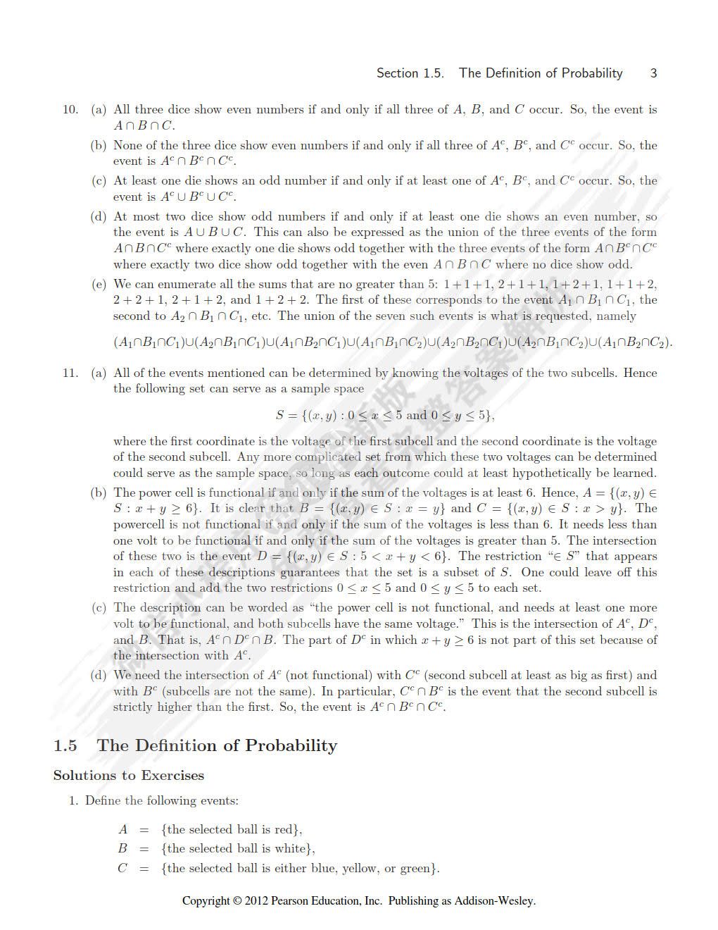 概率统计（英文版&middot;第4版）