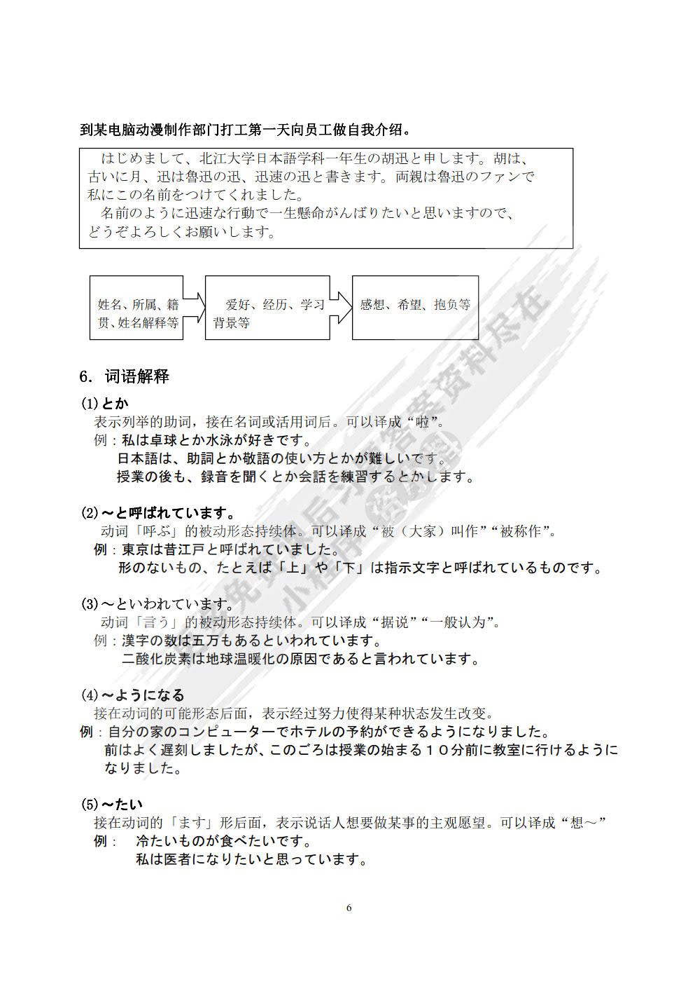 基础日语口语教程1