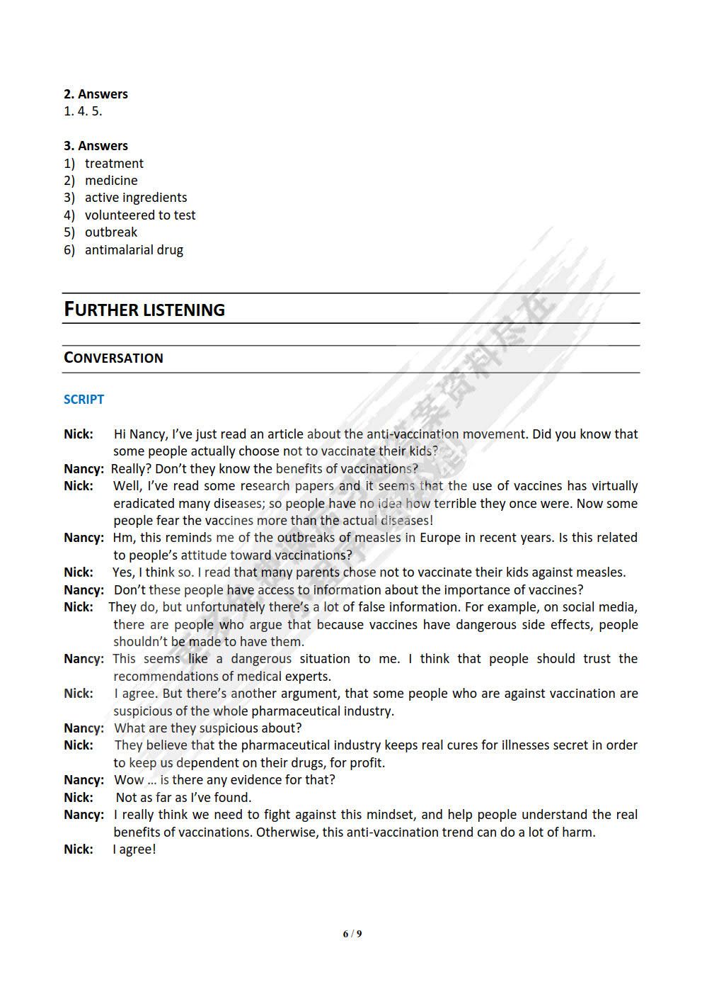 新未来大学英语视听说教程3B