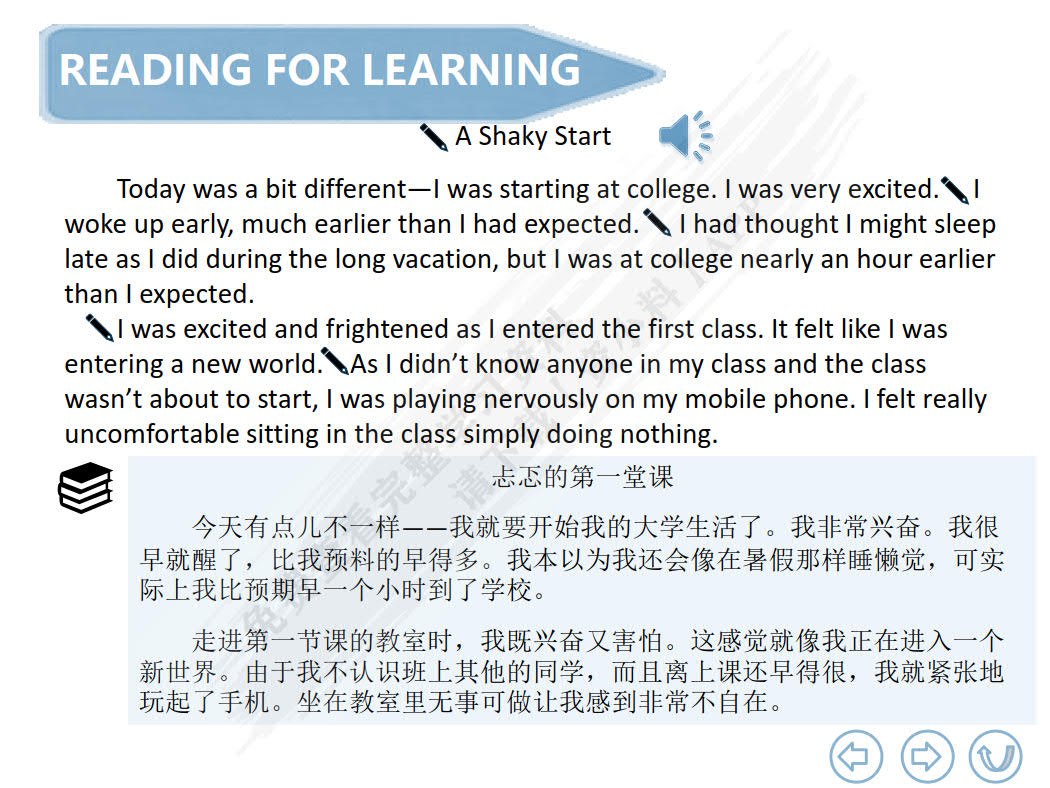 捷进英语综合教程1（第二版）