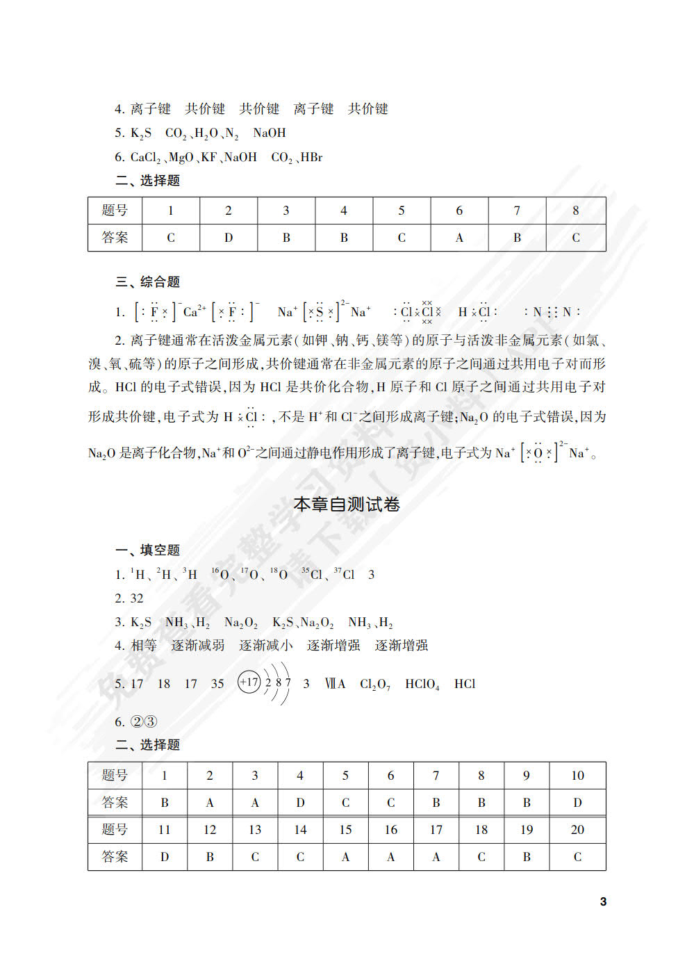 化学学习指导用书(通用类)