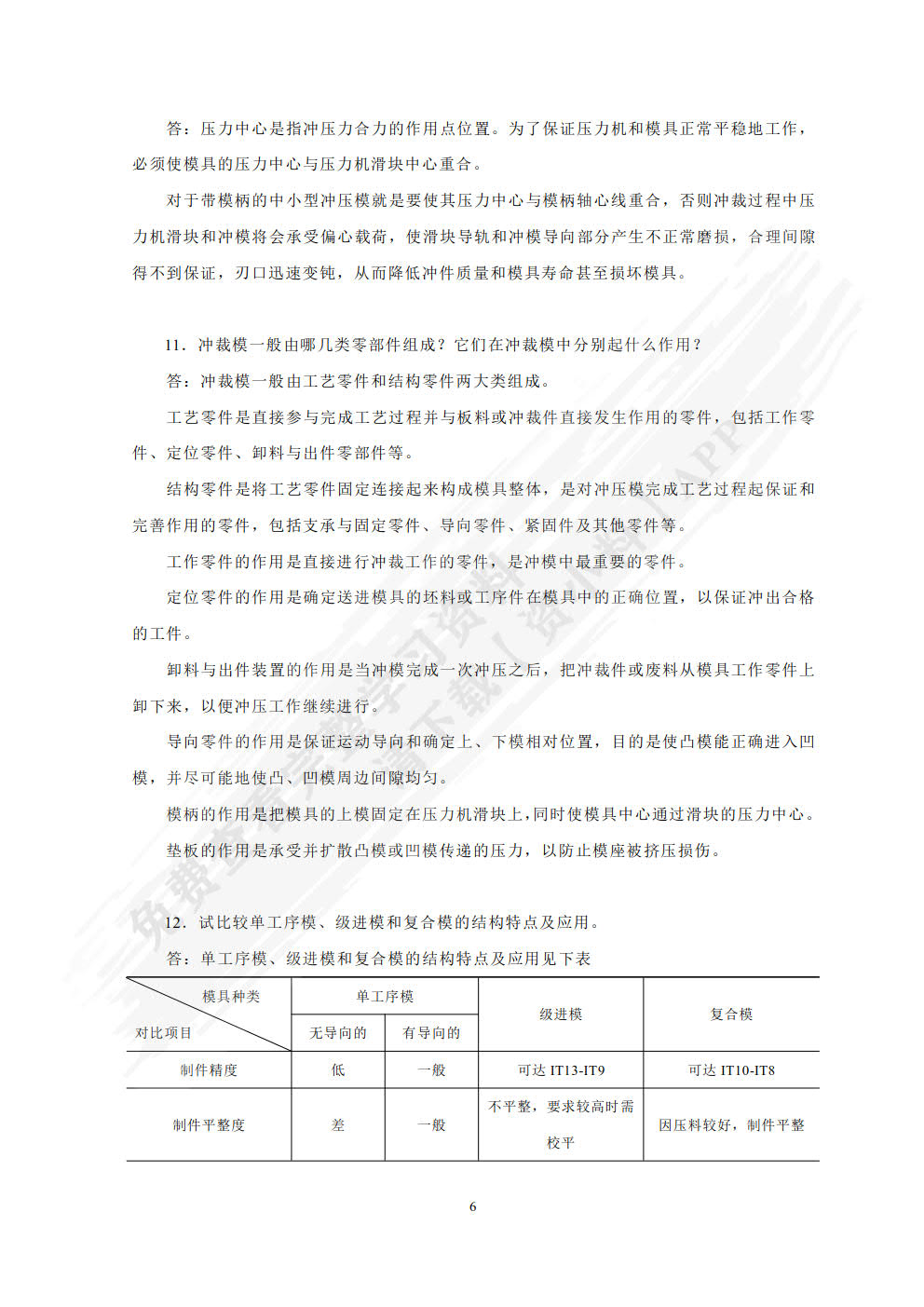 冲压模具的拆装与设计