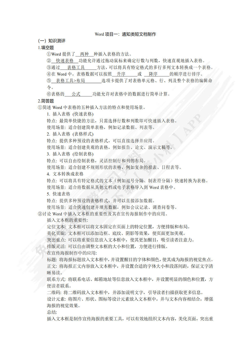 信息技术应用基础
