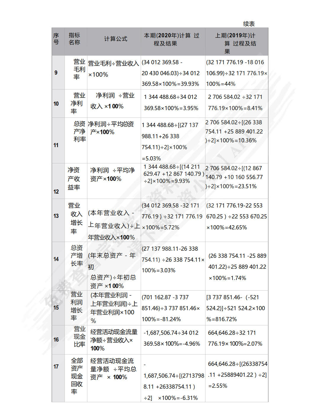 财务会计报表分析报告（活页版）