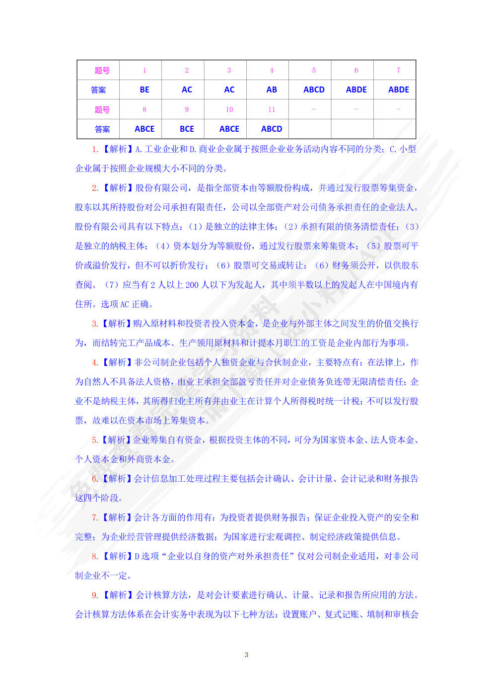 基础会计项目实训与习题集(第六版)