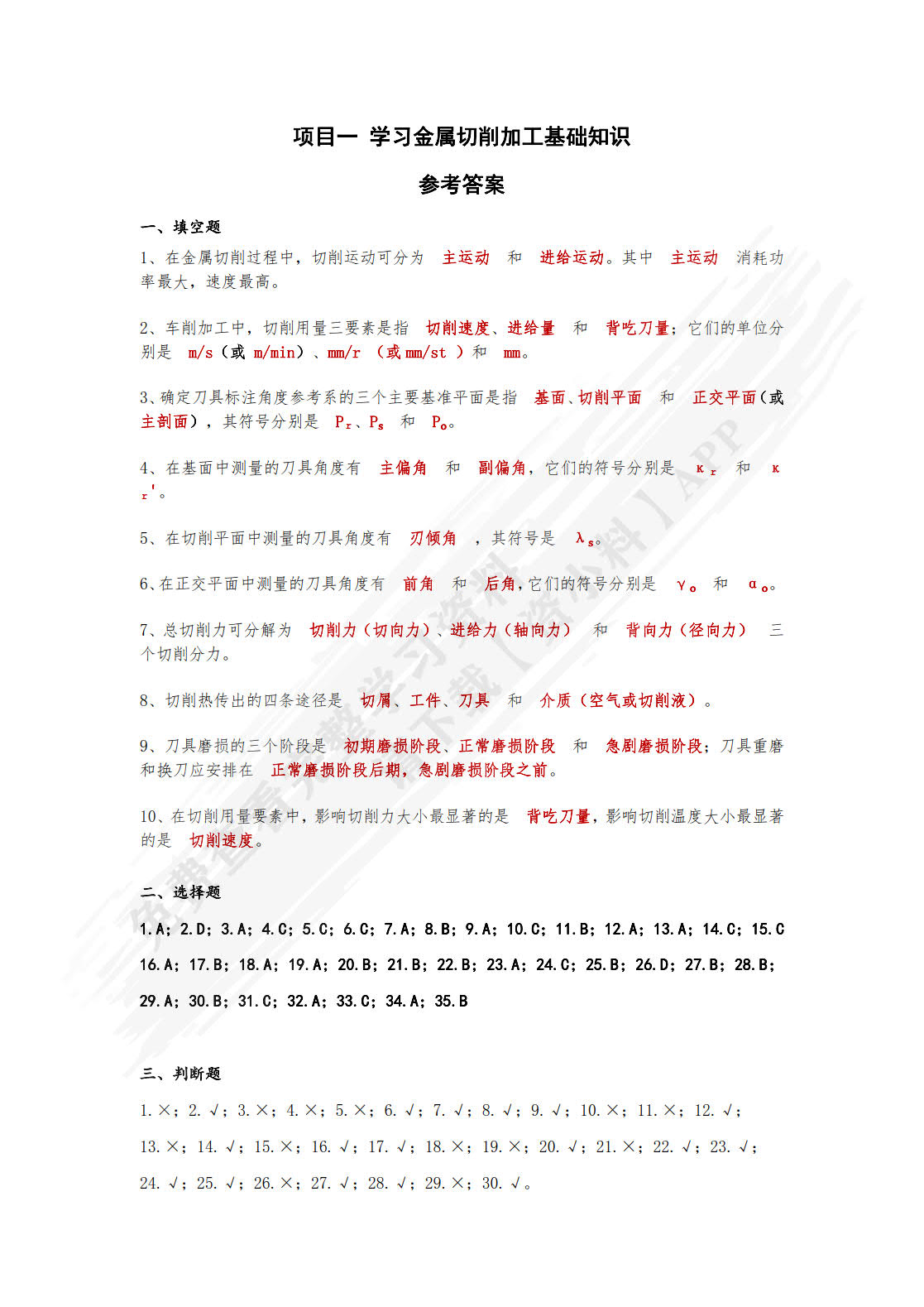 机械制造技术