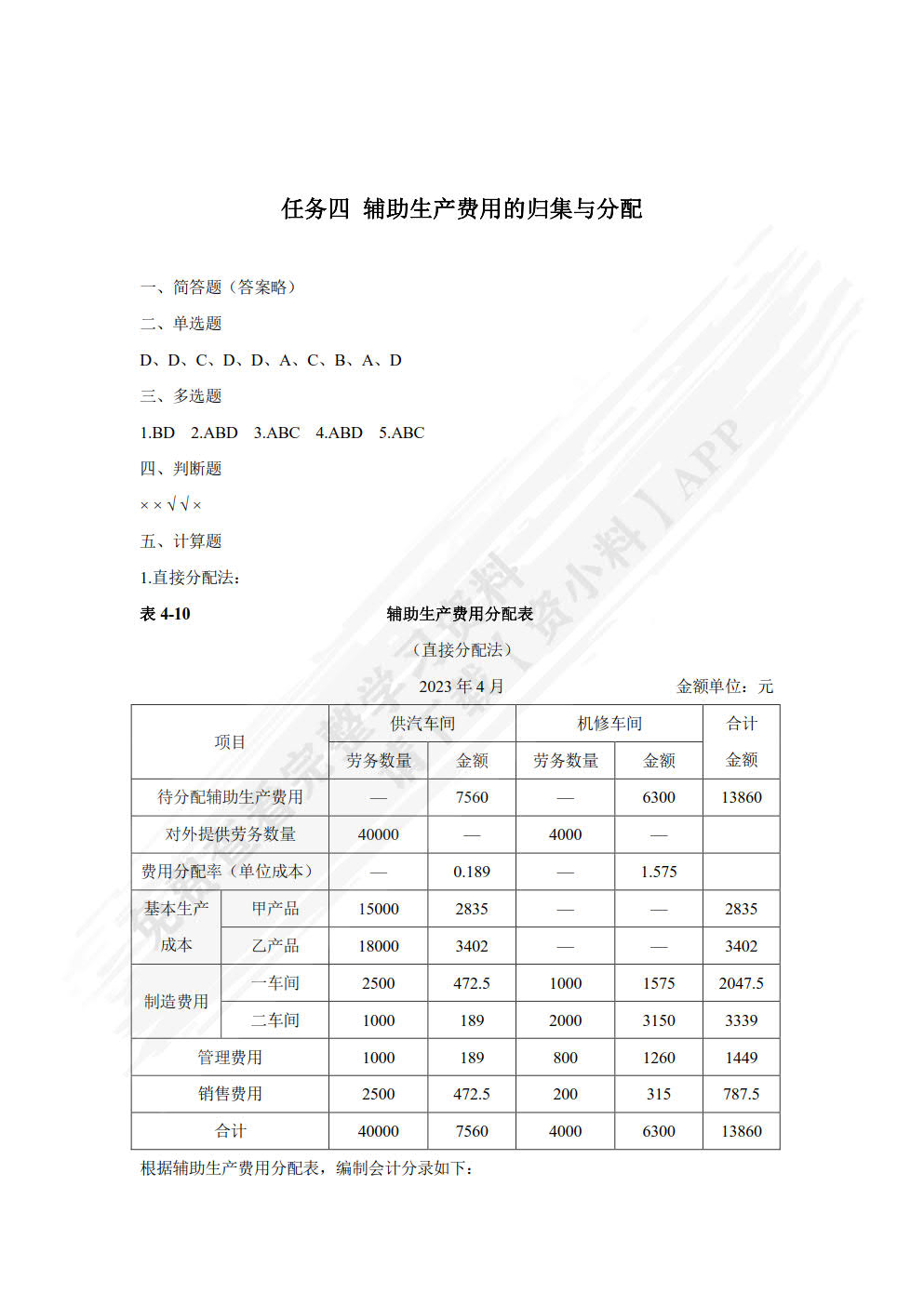 智能化成本核算与管理