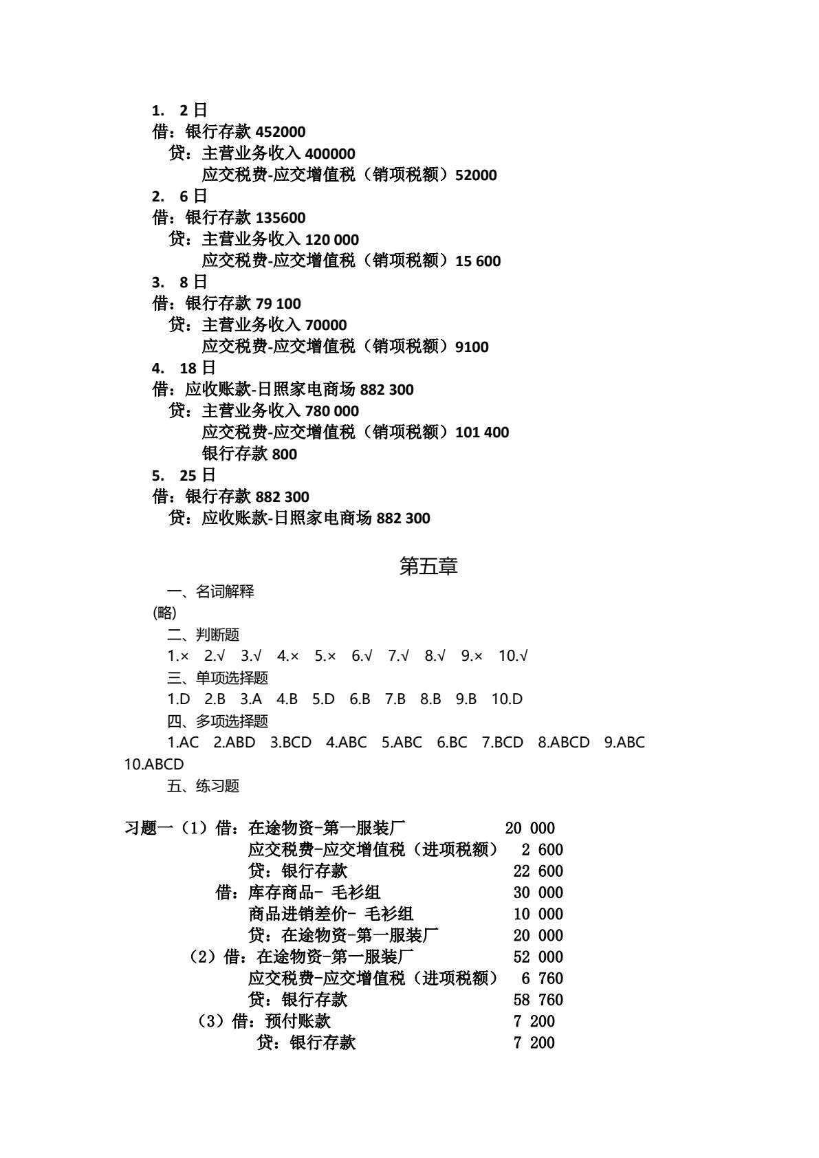 商品流通企业会计 第4版