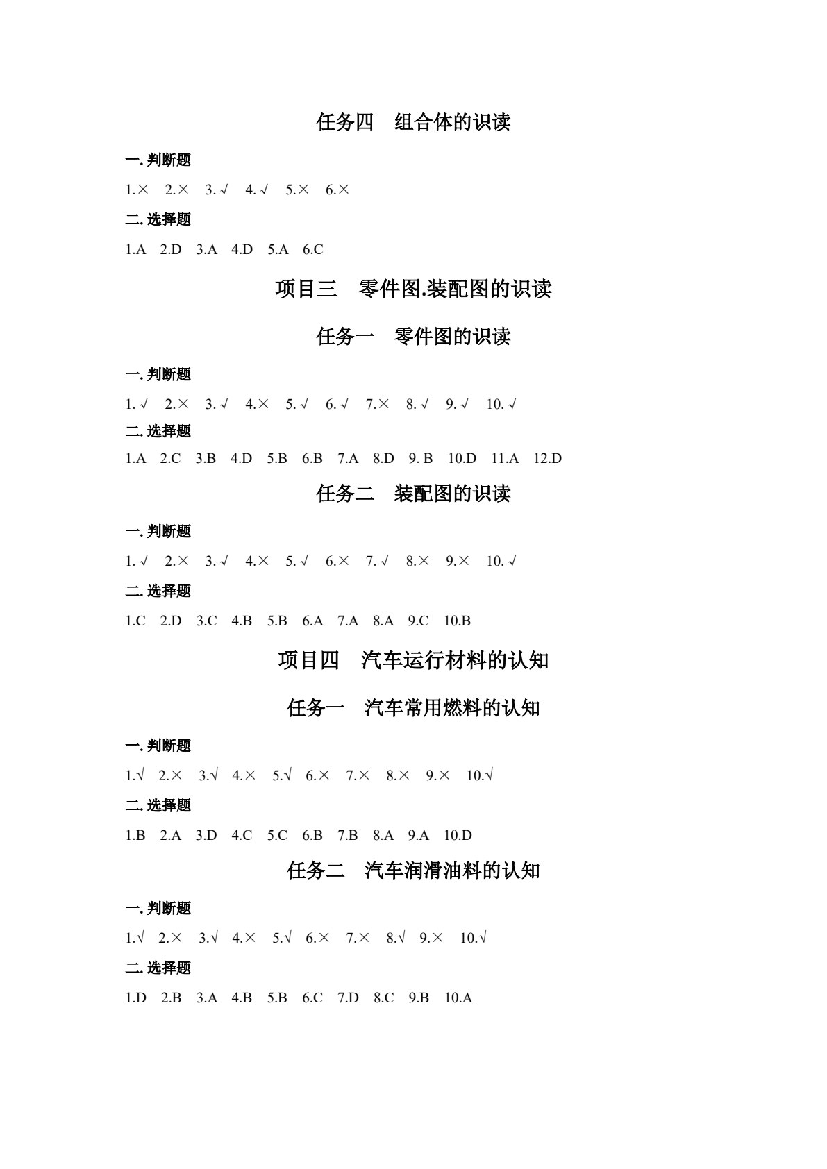 汽车机械基础