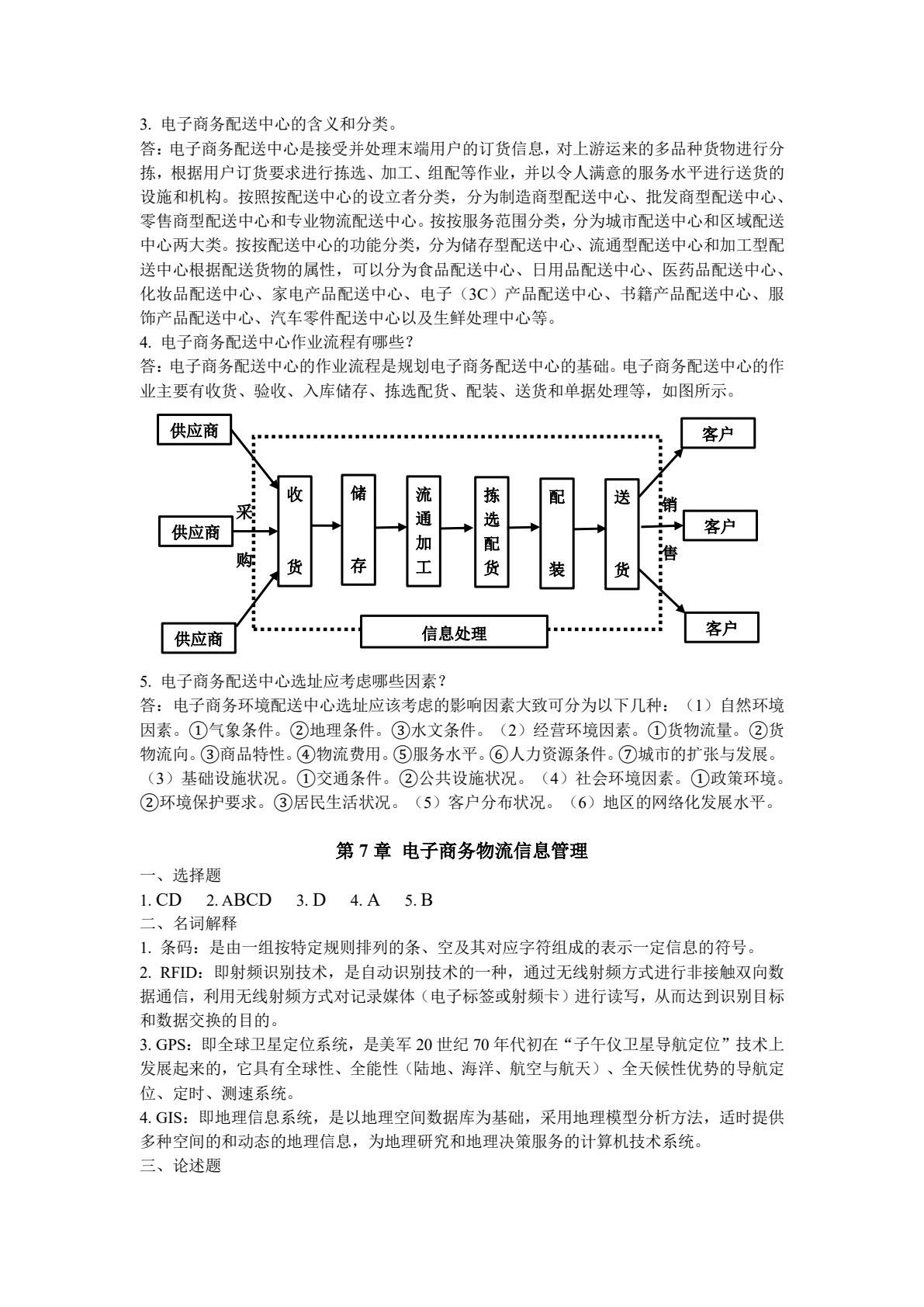电子商务物流