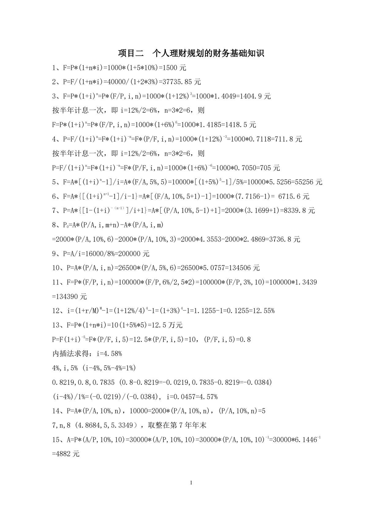 个人理财规划实务