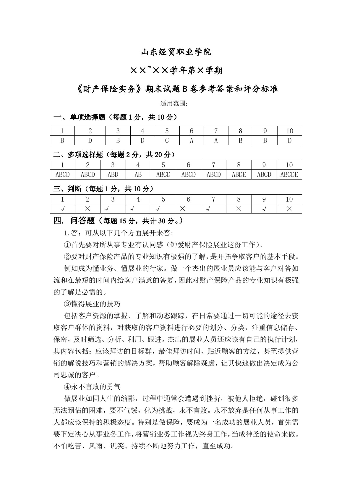 财产保险实务