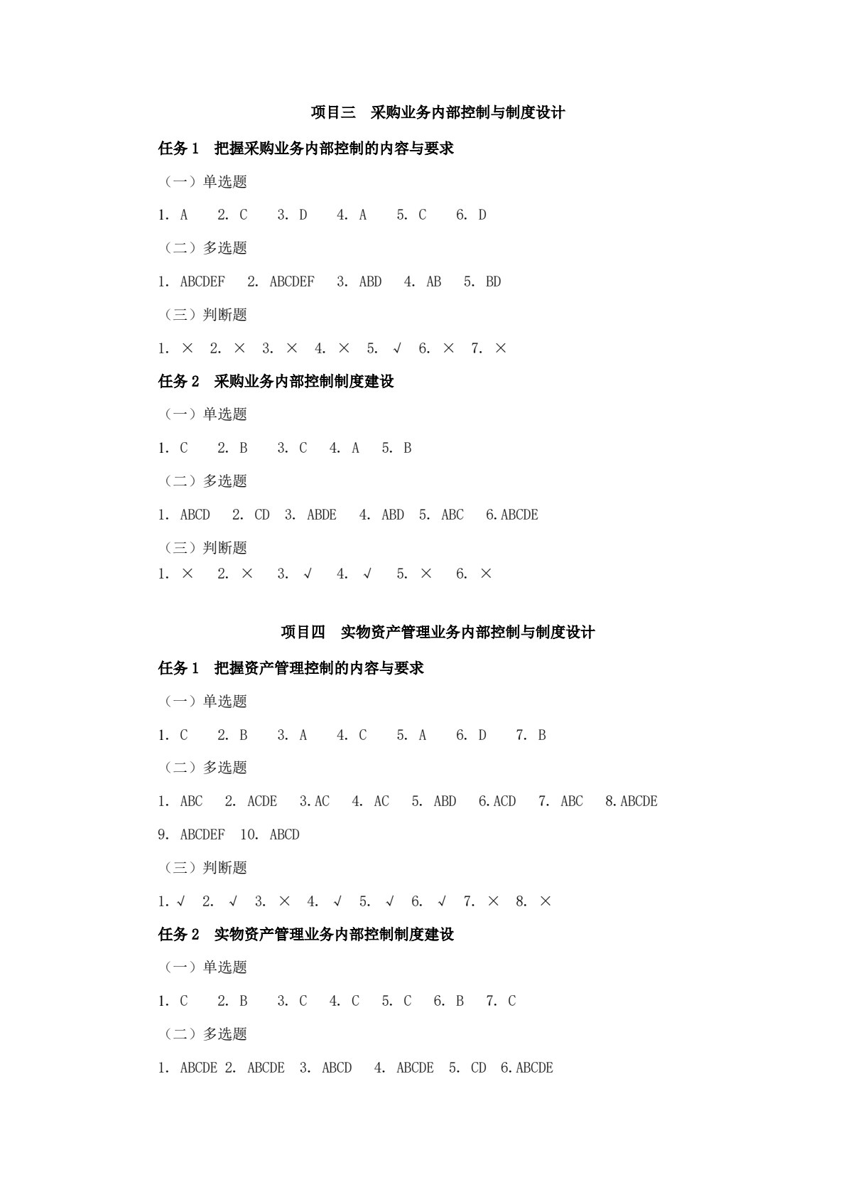 企业内部控制与制度设计（第四版）